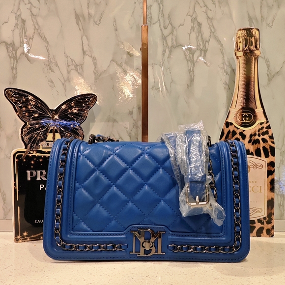 Badgley Mischka Quilted Crossbody Bag NWT - Picture 3 of 12